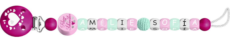personalisierte Schnullerkette