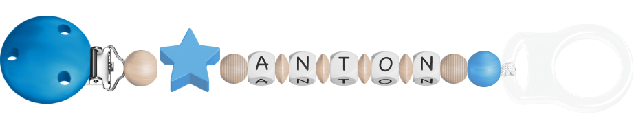 personalisierte Schnullerkette
