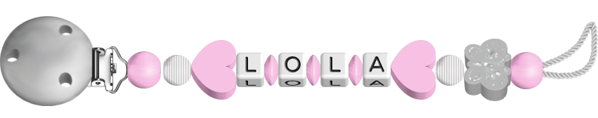 personalisierte Schnullerkette