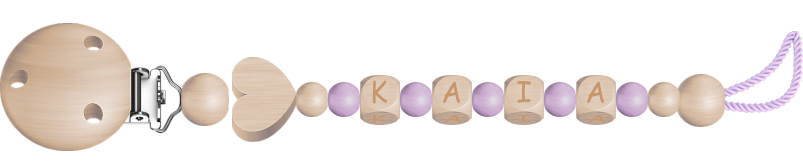 personalisierte Schnullerkette