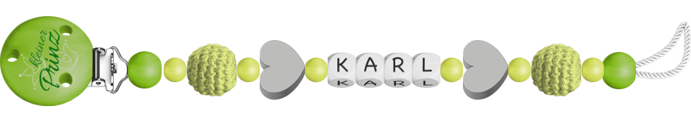 personalisierte Schnullerkette