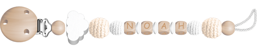 personalisierte Schnullerkette