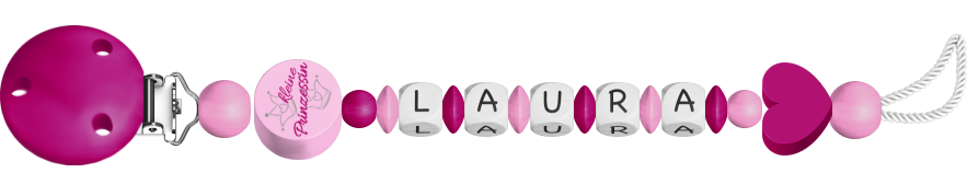 personalisierte Schnullerkette