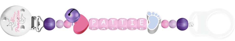 personalisierte Schnullerkette