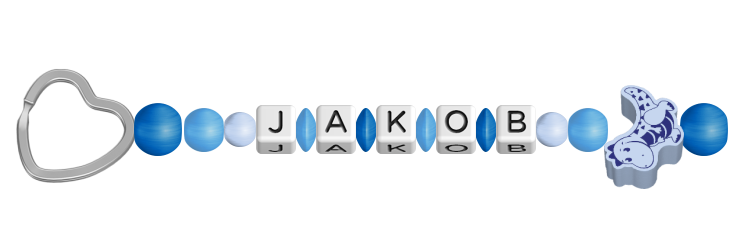 personalisierte Schnullerkette