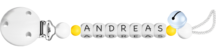 personalisierte Schnullerkette