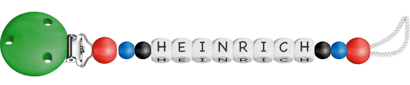personalisierte Schnullerkette