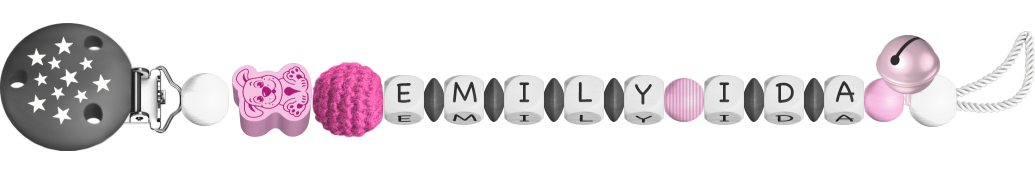personalisierte Schnullerkette