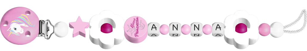personalisierte Schnullerkette