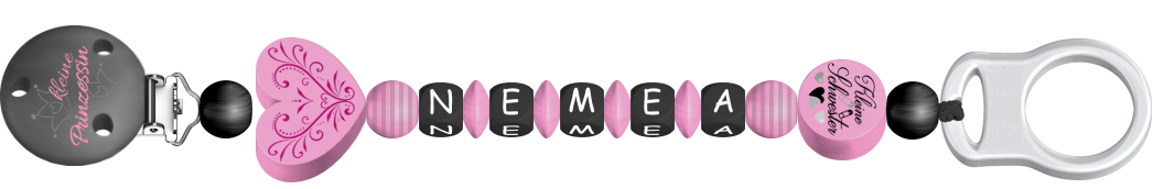 personalisierte Schnullerkette