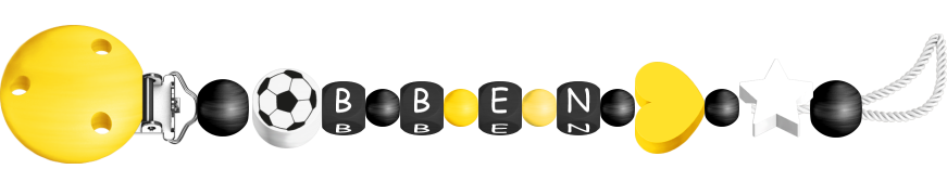 personalisierte Schnullerkette
