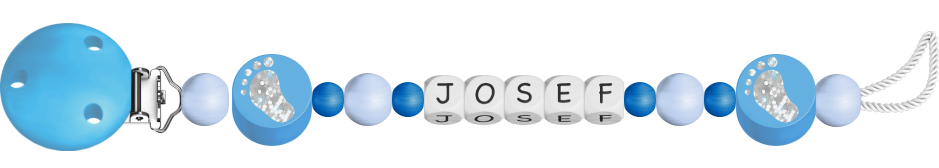 personalisierte Schnullerkette