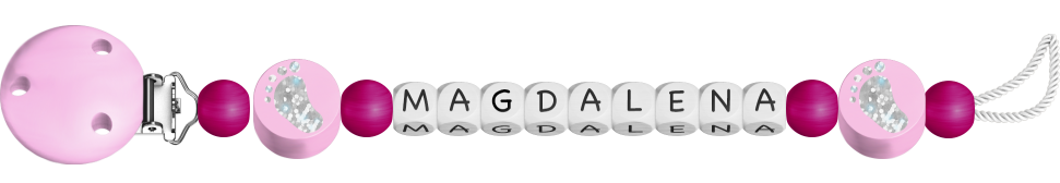 personalisierte Schnullerkette
