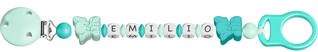 personalisierte Schnullerkette