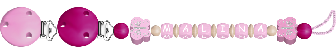 personalisierte Schnullerkette