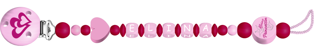 personalisierte Schnullerkette