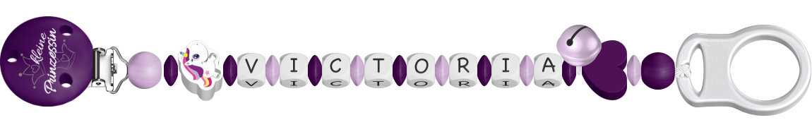 personalisierte Schnullerkette