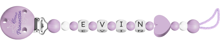 personalisierte Schnullerkette