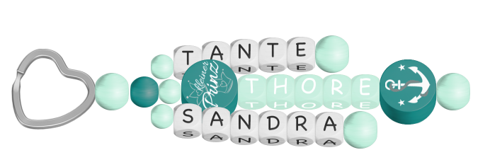 personalisierte Schnullerkette