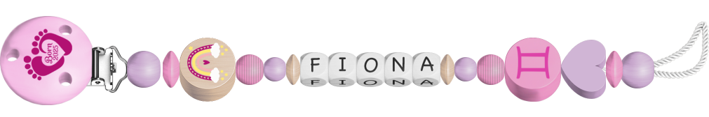 personalisierte Schnullerkette