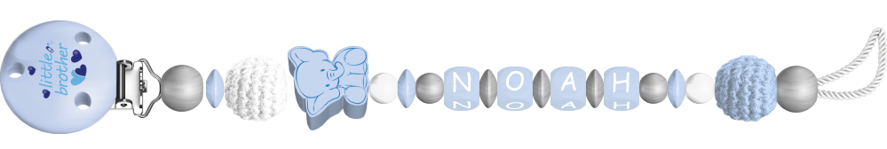 personalisierte Schnullerkette