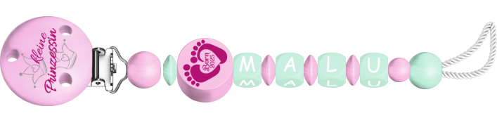 personalisierte Schnullerkette