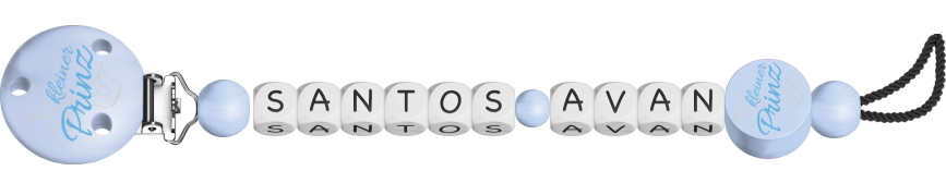 personalisierte Schnullerkette