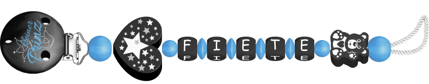 personalisierte Schnullerkette