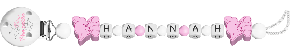 personalisierte Schnullerkette