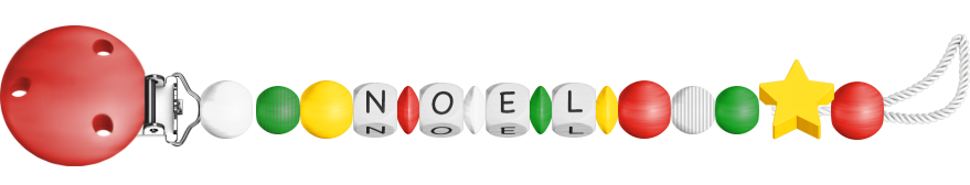 personalisierte Schnullerkette