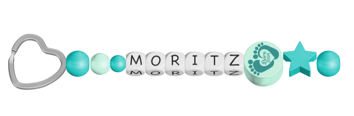 personalisierte Schnullerkette