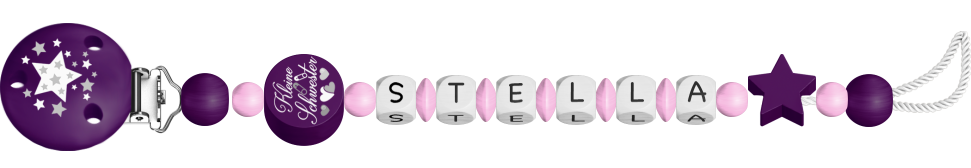 personalisierte Schnullerkette