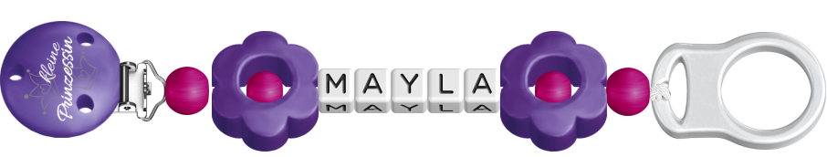 personalisierte Schnullerkette