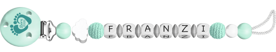 personalisierte Schnullerkette