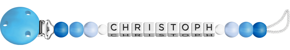 personalisierte Schnullerkette