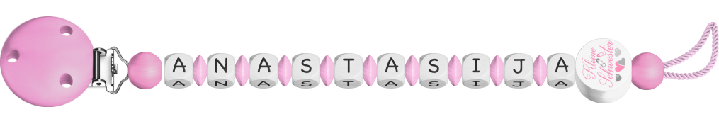 personalisierte Schnullerkette