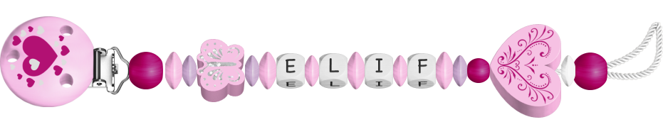 personalisierte Schnullerkette