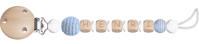 personalisierte Schnullerkette