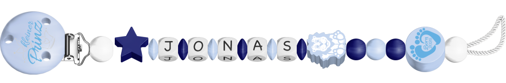 personalisierte Schnullerkette
